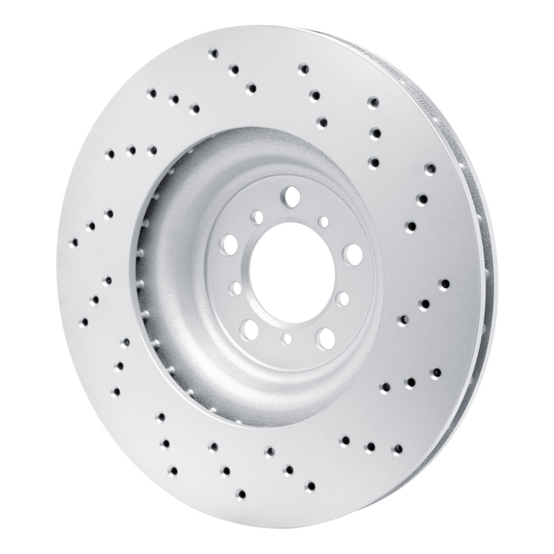 BMW M4 Brake Rotor (1) - Front Left - R1 Concepts - GEOSPEC Coated Rotor - Drilled - `15-`20